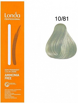 Интенсивное тонирование (без аммиака) Londa Professional Londacolor 60 мл 10/81 яркий блонд перламутрово-пепельный