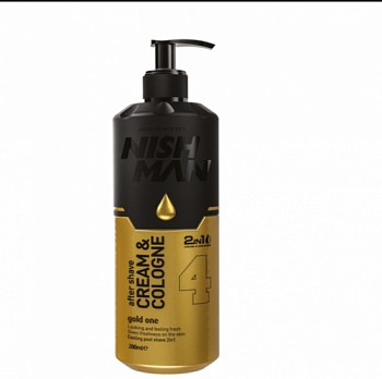 Крем после бритья Nishman cream & cologne золотой 200 мл