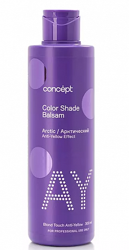 Бальзам Арктический оттеночный для нейтрализации желтизны Color Shade Concept Blond Touch Anti-Yellow 300 мл Легкий серебристый оттенок