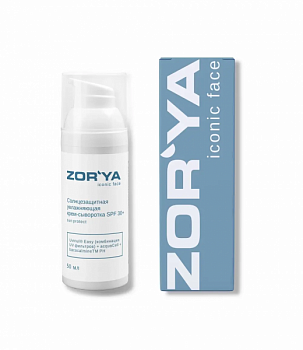 Солнцезащитная увлажняющая крем-сыворотка SPF 30+ 50 ZOR`YA iconic face 50 мл