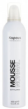 Мусс для волос MOUSSE NORMAL Kapous 400 мл нормальная фиксация