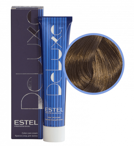 Краска-уход для волос Estel Deluxe 60 мл коричневый, русый 6|70 темно-русый коричневый для седины
