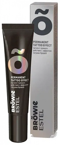 Пигмент прямого действия с эффектом татуажа бровей Estel Browie 15 мл медно-коричневый