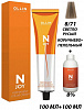 Перманентная крем-краска для волос OLLIN N-joy 100 мл коричневый, пепельный, русый 8/71 светло-русый коричнево-пепельный