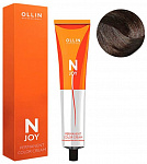Перманентная крем-краска для волос OLLIN N-joy 100 мл пепельный, золотистый, шатен 4/13 шатен пепельно-золотистый