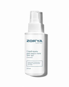 Спрей-вуаль для лица и тела SPF 50+ SUNSCREEN ZOR`YA iconic face 100 мл