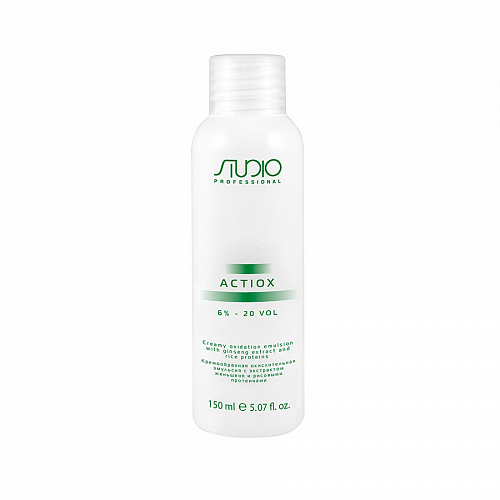 Кремообразная окислительная эмульсия с экстрактом женьшеня и рисовыми протеинами Kapous Studio 150 мл 6%