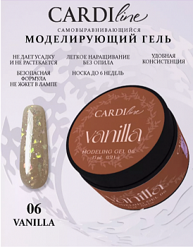 Моделирующий гель CARDILine VANILLA 06