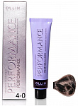 Перманентная крем-краска для волос OLLIN PERFORMANCE 60 мл коричневый, шатен 4/0 шатен