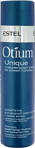 Шампунь Unique" для жирной кожи головы и сухих волос Estel Otium 250 мл для сухих волос