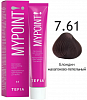 Перманентная крем-краска для волос Tefia MYPOINT 60 мл 7.61 блондин махагоново-пепельный