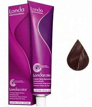 Стойкая крем-краска для волос Londa Professional Londacolor 60 мл коричневый, шатен 5/77 светлый шатен интенсивно-коричневый