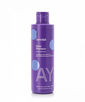 Шампунь Silver для нейтрализации желтизны Concept Blond Touch Anti-Yellow 300 мл для светлых волос