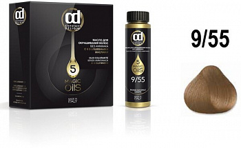 Масло для окрашивания волос без аммиака Constant DELIGHT MAGIC 5 OILS 50 мл золотистый, русый 9/55 экстра светло-русый интенсивный золотистый