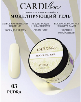 Моделирующий гель CARDILINE PUDRA 03