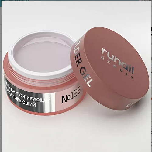Runail Expert, Гель моделирующий UV Builder Gel №123 (15 г)