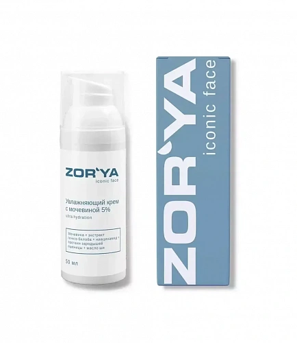 Увлажняющий крем с мочевиной 5% ultra hydration ZOR`YA iconic face 50 мл
