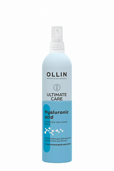 Увлажняющая двухфазная сыворотка Ultimate Care OLLIN 250 мл для всех типов волос