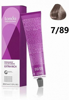 Стойкая крем-краска для волос Londa Professional Londacolor 60 мл 7/89 блонд жемчужный сэндрэ