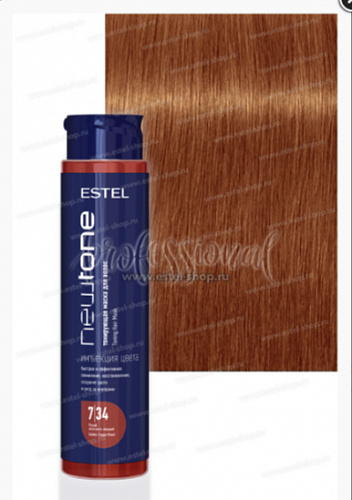 Estel NewTone 7/34 Русый золотисто-медный Тонирующая маска для волос 400 мл.