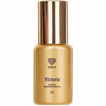Клей для ресниц Lovely Victoria черный 5мл