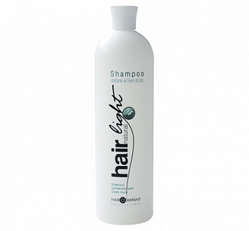 Шампунь для волос увлажняющий idratante ai Semi di Lino HAIR COMPANY Hair Natural Light 1000 мл для всех типов волос