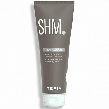 Гель для душа - шампунь For Men Tefia Man.Code 285 мл для всех типов волос