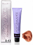 Перманентная крем-краска для волос OLLIN PERFORMANCE 60 мл медный, золотистый, русый 8/43 светло-русый медно-золотистый