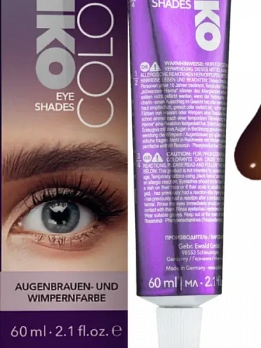 Краска для бровей и ресниц C:EHKO 60 мл коричневый