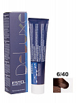 Краска-уход для волос Estel Deluxe 60 мл медный, русый 6|40 темно-русый медный для седины