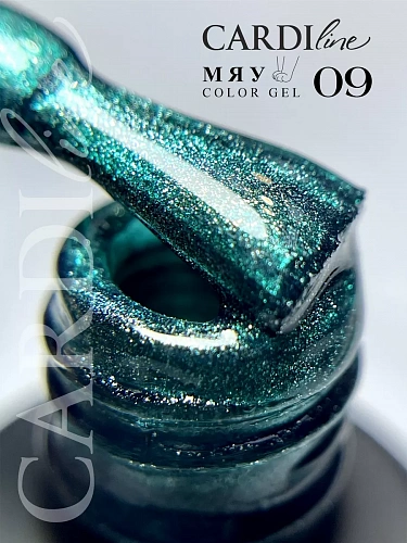 Гель лак кошачий глаз МЯУ 09