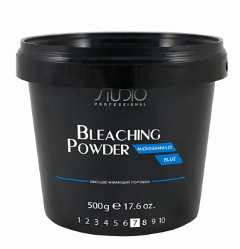 Порошок для волос Bleaching Powder Microgranules Blue обесцвечивающий Kapous Studio 500 мл