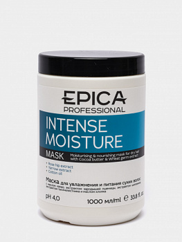Маска Intense Moisture Epica 1000 мл для сухих волос