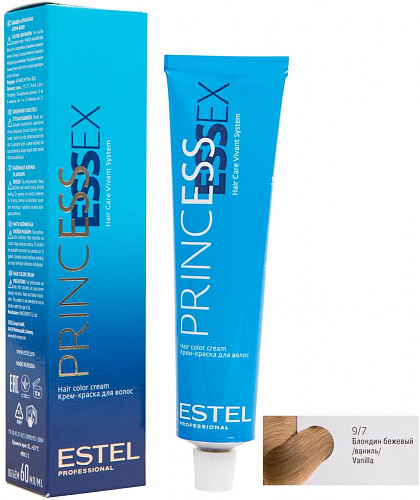 Крем-краска для волос Estel ESSEX PRINCESS 60 мл коричневый, блондин 9|7 блондин коричневый