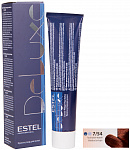 Краска-уход для волос Estel Deluxe 60 мл красный, медный, русый 7|54 русый красно-медный