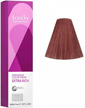 Стойкая крем-краска для волос Londacolor Professional 60 мл 5/46 светлый шатен медный