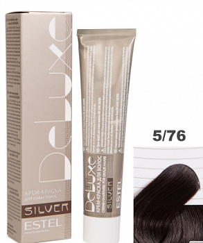 Крем-краска для седых волос Estel DELUXE SILVER 60 мл 5|76 EST_SIL_K