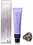 Перманентная крем-краска ддя волос OLLIN PERFORMANCE 60 мл пепельный, шатен 5/1 светлый шатен пепельный